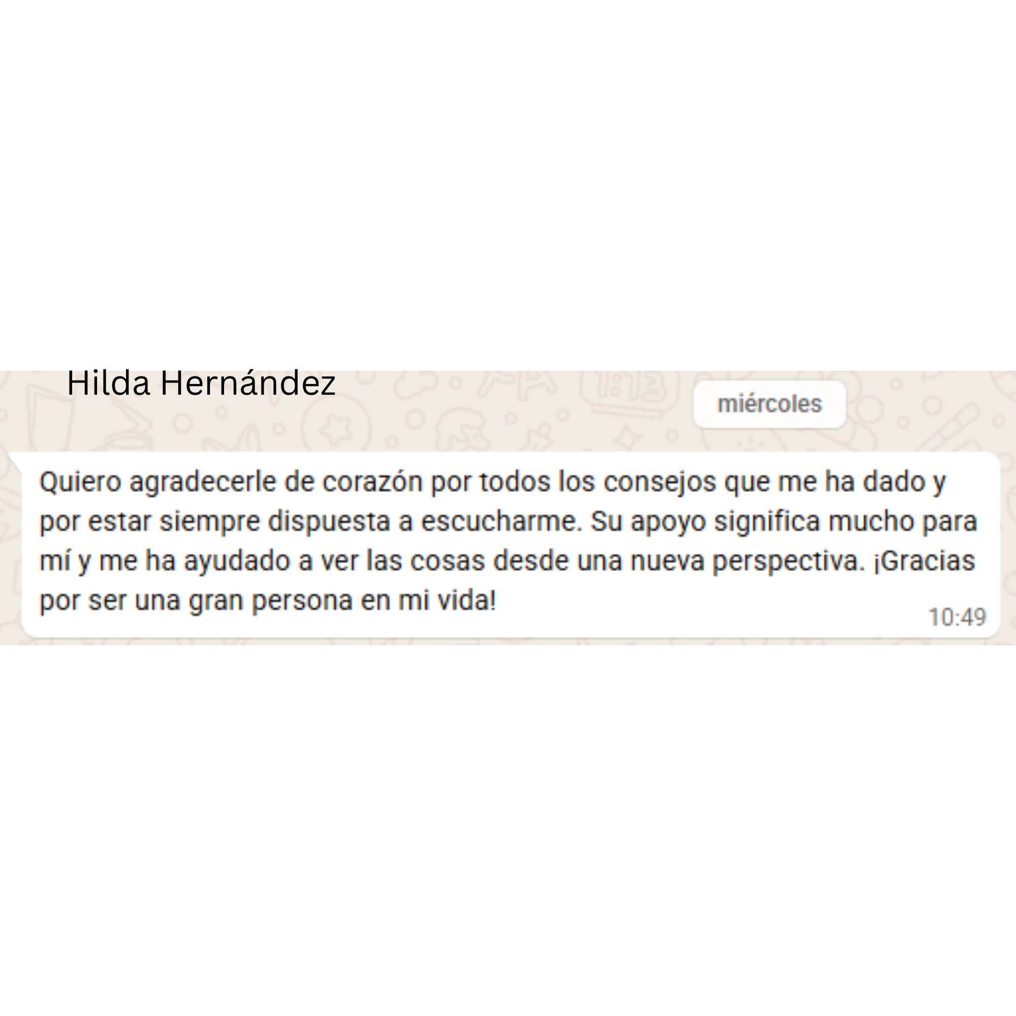 Testimonio de Hilda Hernández